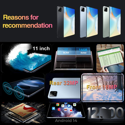 2024 Originalus XiaoMi Pad 6s Pro Tablet Android 14 Snapdragon 888 11 colių HD 16GB + 1TB12000mAh 5G Dual SlM Bluetooth WiFi GPS